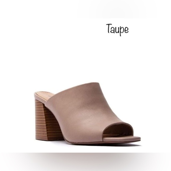 Taupe Dorcas Heels - Picture 1 of 4